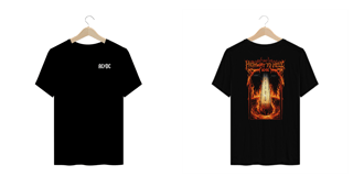 Nome do produto Camiseta Plus Size AC/DC Highway to Hell (Estampa Frente e Costas)