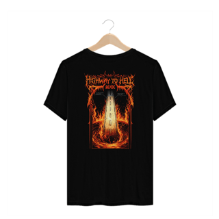 Nome do produto Camiseta Plus Size AC/DC Highway to Hell (Estampa nas Costas)