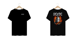 Nome do produto Camiseta Plus Size AC/DC Hells Bells (Estampa Frente e Costas)