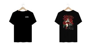 Nome do produto Camiseta Plus Size AC/DC Whole Lotta Rosie (Estampa Frente e Costas)