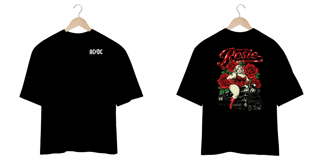 Nome do produto Camiseta Oversized AC/DC Whole Lotta Rosie (Estampa Frente e Costas)