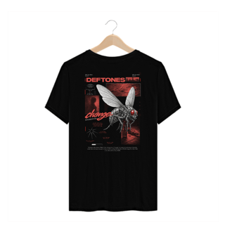 Nome do produto Camiseta Plus Size Deftones Change (In The House Of Flies) (Estampa nas Costas)