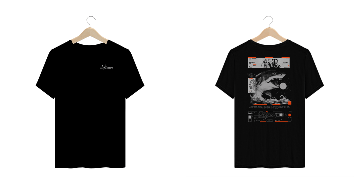 Nome do produto: Camiseta Plus Size Deftones My Own Summer (Shove It) (Estampa Frente e Costas)