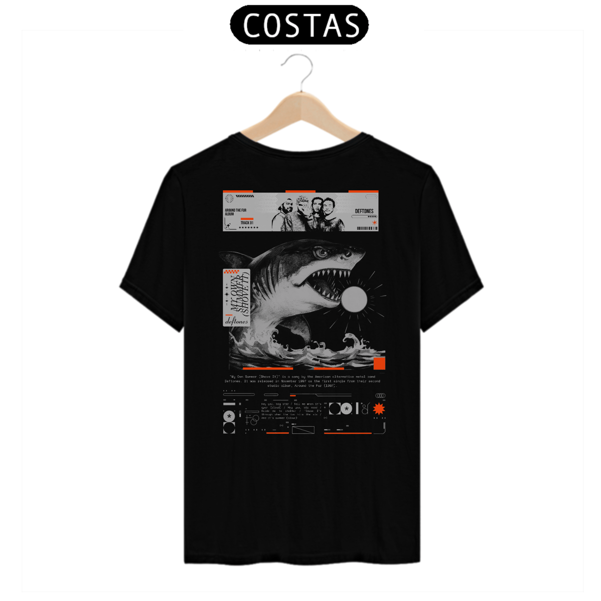 Nome do produto: Camiseta Deftones My Own Summer (Shove It) (Estampa nas Costas)