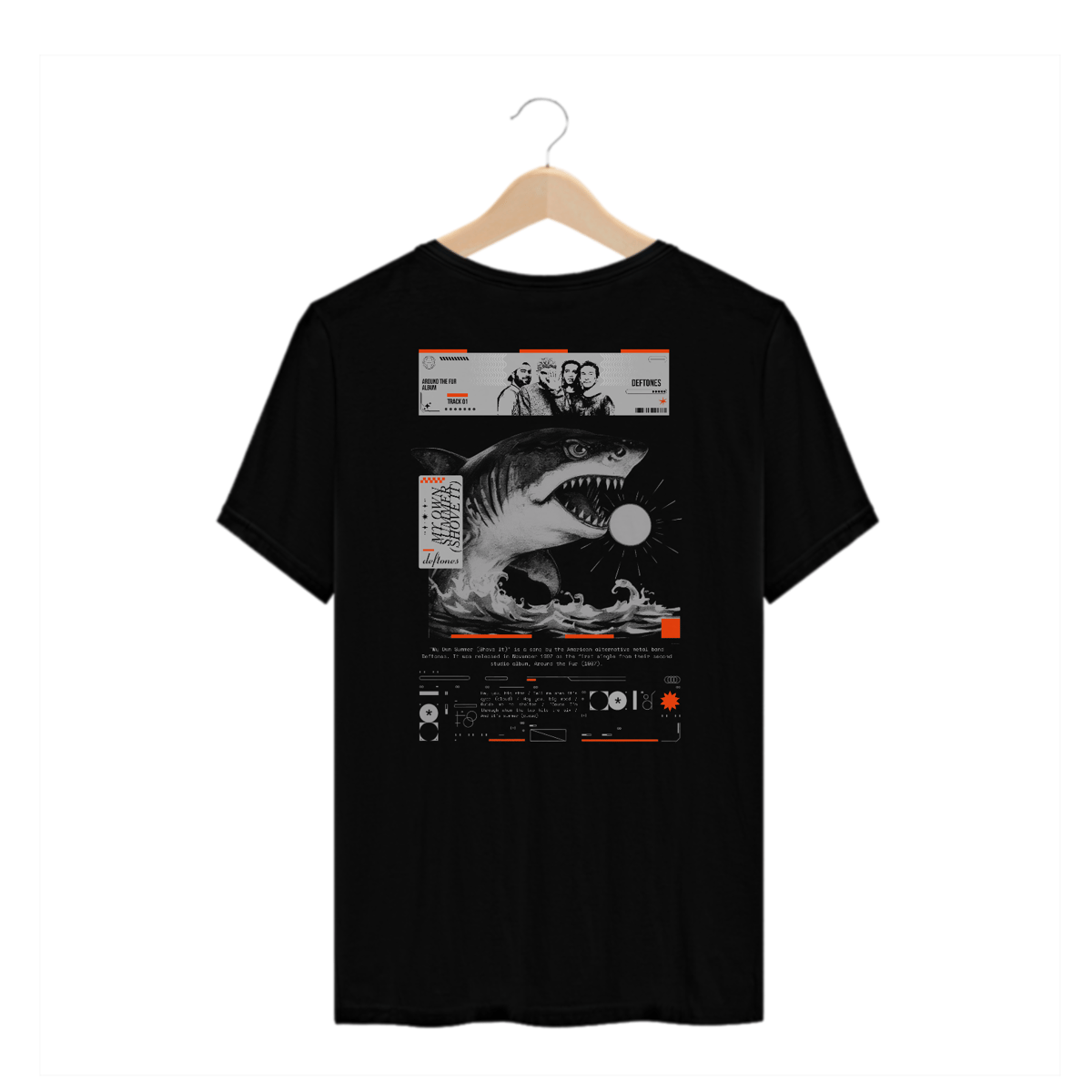 Nome do produto: Camiseta Plus Size Deftones My Own Summer (Shove It) (Estampa nas Costas)