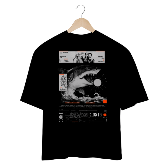 Camiseta Oversized Deftones My Own Summer (Shove It) (Estampa nas Costas)