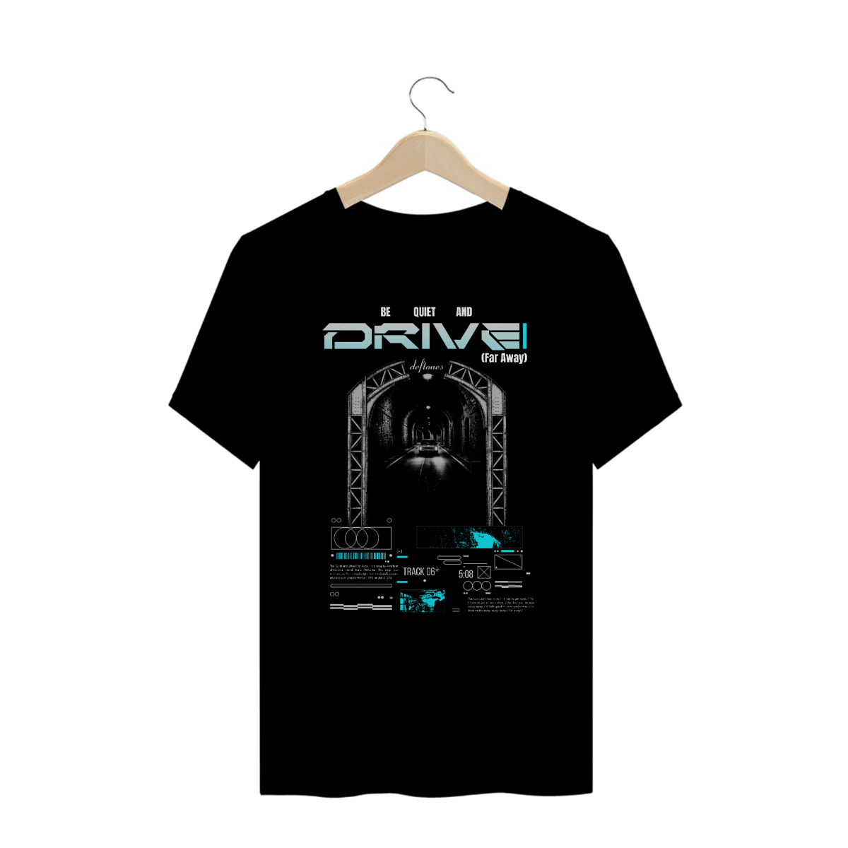 Nome do produto: Camiseta Plus Size Deftones Be Quiet And Drive (Far Away) 