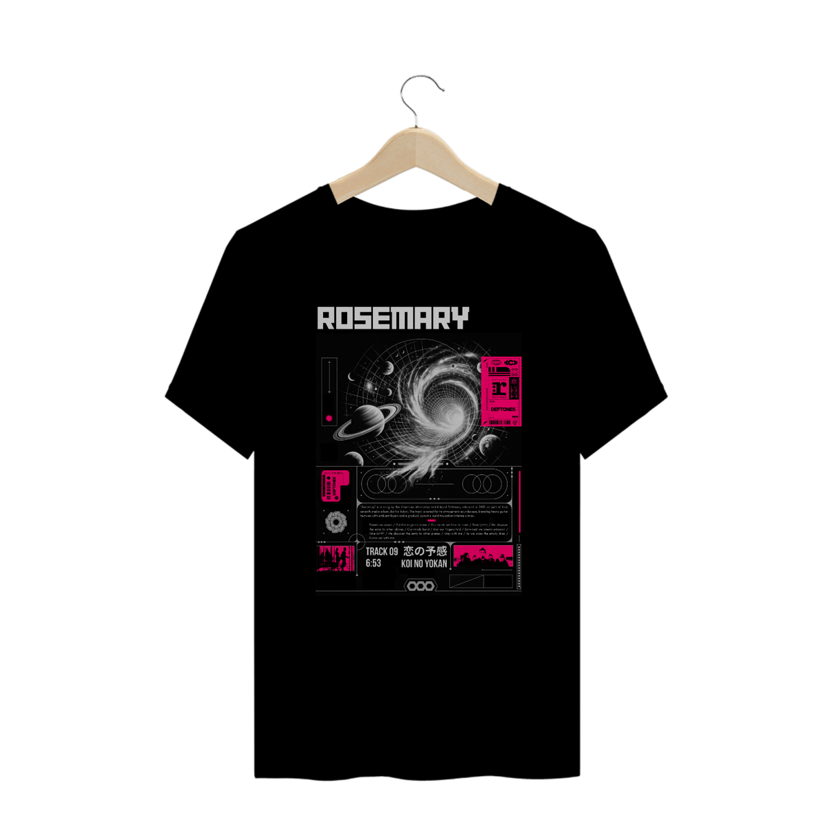 Nome do produto: Camiseta Plus Size Deftones Rosemary 