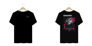Nome do produto Camiseta Plus Size Deftones Rosemary (Estampa Frente e Costas)