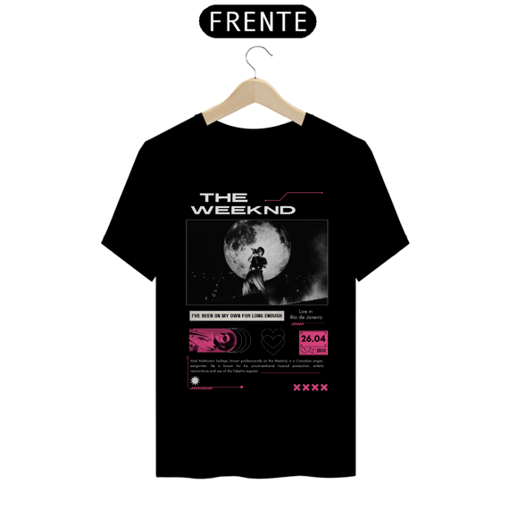 Camiseta The Weeknd Live in Rio de Janeiro 26.04