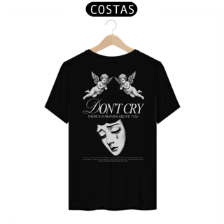 Nome do produto Camiseta Guns N' Roses Don't Cry (Preta, Estampa nas Costas)