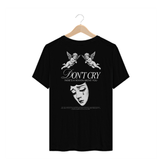 Nome do produto Camiseta plus Size Guns N' Roses Don't Cry (Preta, Estampa nas Costas)