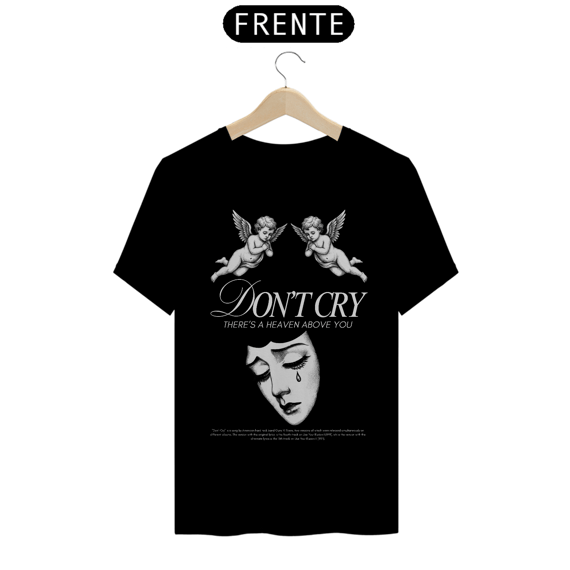 Camiseta Guns N' Roses Don't Cry (Preta)