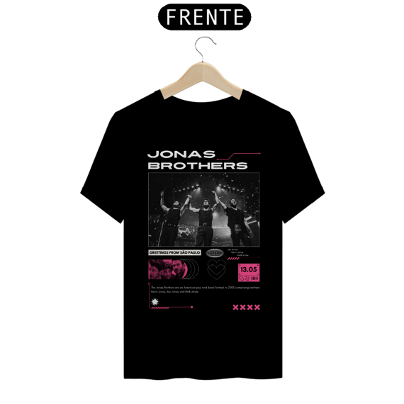 Camiseta Jonas Brothers Greetings From São Paulo 13.05
