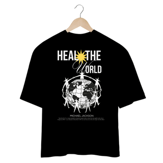 Nome do produto Camiseta Oversized Michael Jackson Heal The World