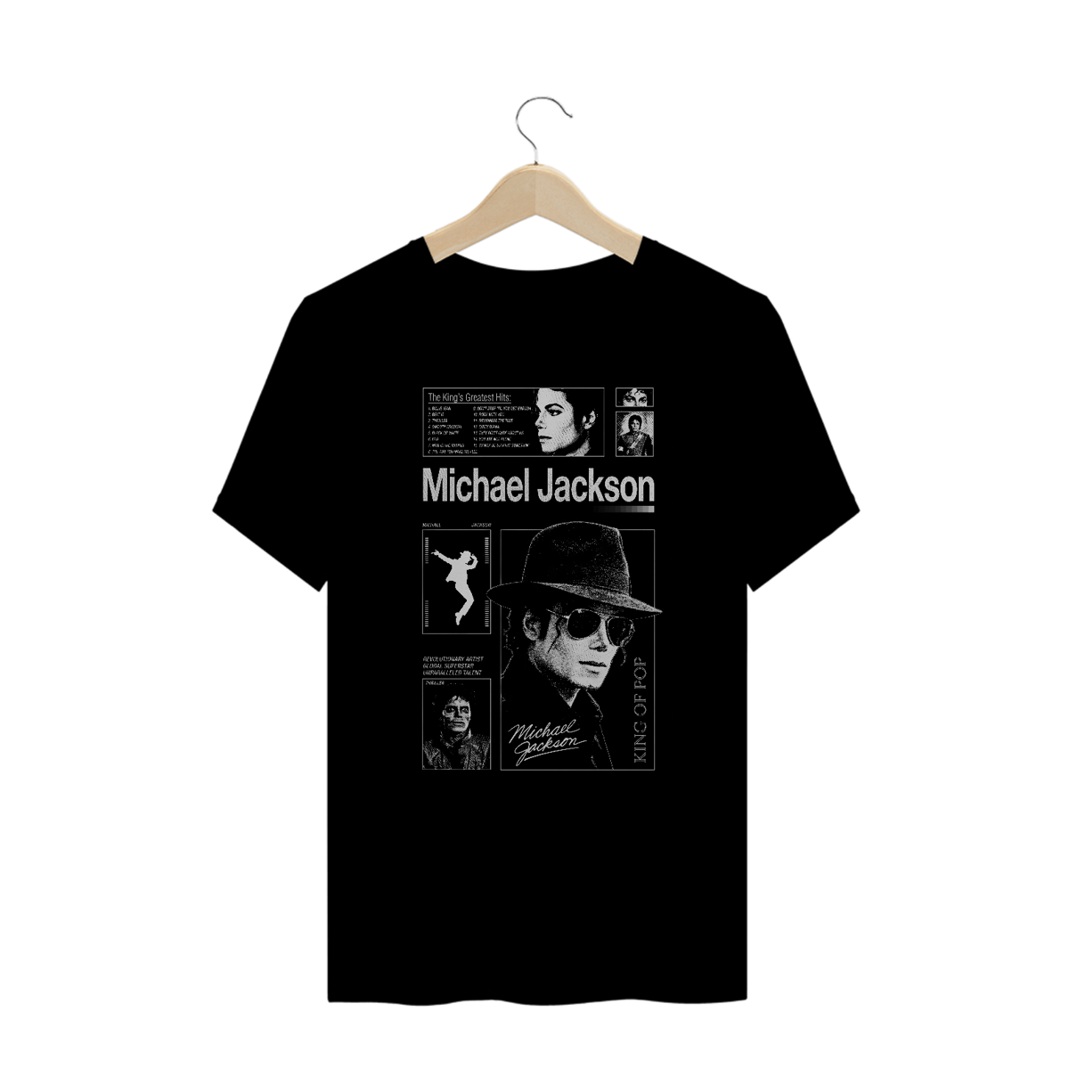 Nome do produto: Camiseta Plus Size Michael Jackson
