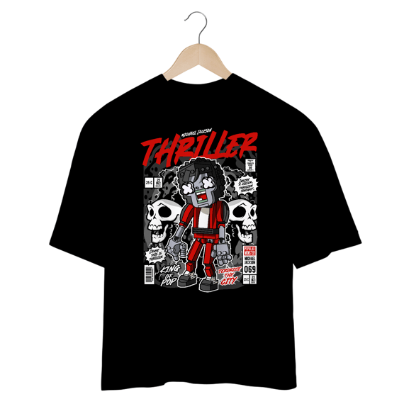 Camiseta Oversized Funko Pop Michael Jackson