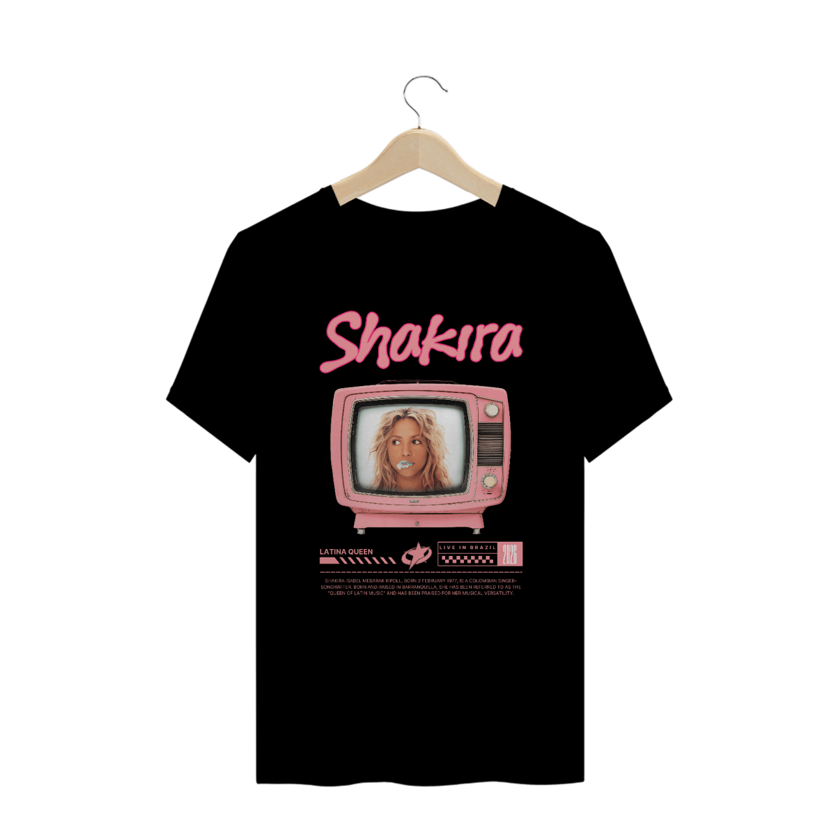 Nome do produto: Camiseta Plus Size Shakira