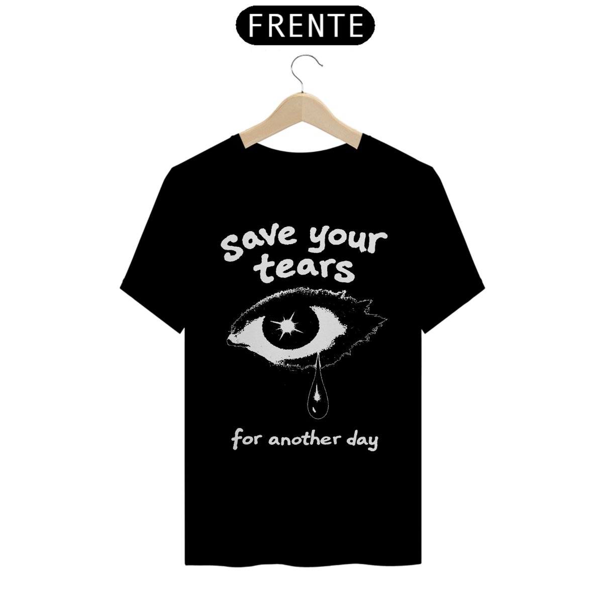 Nome do produto: Camiseta The Weeknd Save Your Tears (Preta)