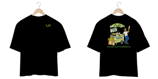 Nome do produto Camiseta Oversized Korn (Estampa Frente & Costas)