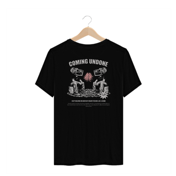 Camiseta Plus Size Korn Coming Undone V2 (Estampa nas Costas)