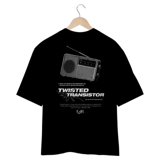 Nome do produto Camiseta Oversized Korn Twisted Transistor (Estampa nas Costas)