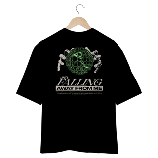 Nome do produto Camiseta Oversized Korn Falling Away From Me (Estampa nas Costas)