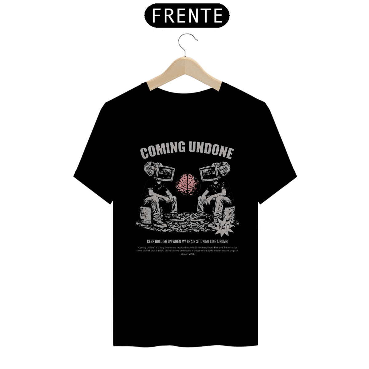 Nome do produto: Camiseta Korn Coming Undone V2