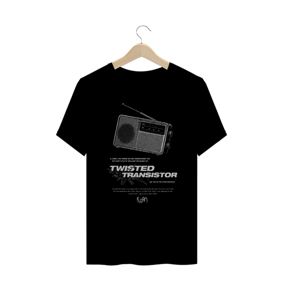 Camiseta Plus Size Korn Twisted Transistor