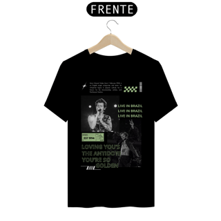 Nome do produto Camiseta Harry Styles Live in Brazil