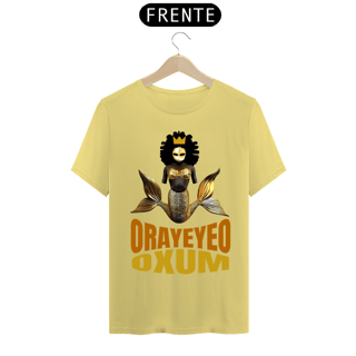 CAMISETA OXUM DUPLA FORÇA - ARTE POR TIAGO LEMME