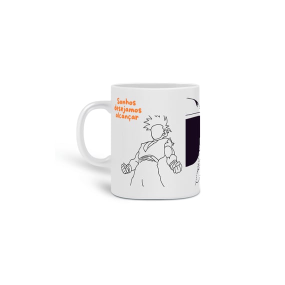 Caneca Abertura Dragon Ball Z