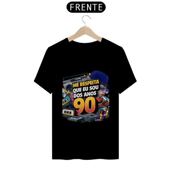 Camisa Me Respeita Que Eu Sou dos Anos 90 Retrô