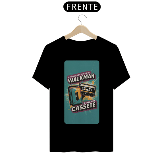 Camisa Walkman e Fita Cassete
