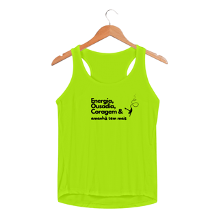 Nome do produto Energia e Ousadia Regata_DryFit