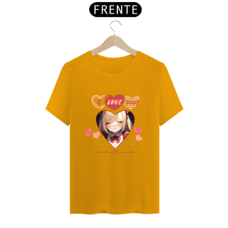 Nome do produto camisa masculina I Love You ! , anime girl print