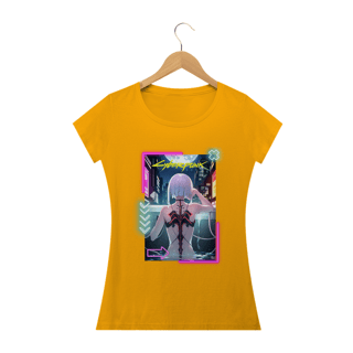 Nome do produto camisa feminina Anime , Girl, Cyberpunk , Lucy