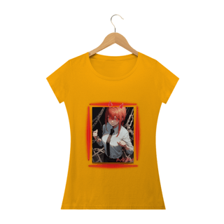 Nome do produto Camisa Femina  Chainsaw man Makima anime character Control Demon