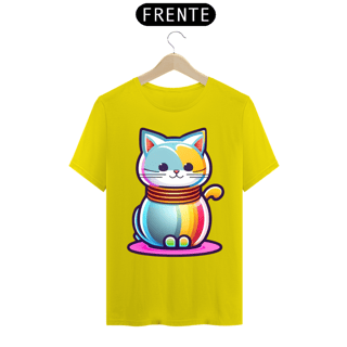 Nome do produto Cat miaw, Gato de virdro, Vetor, Colorido