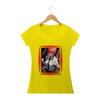 Nome do produto Camisa Femina  Chainsaw man Makima anime character Control Demon