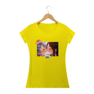 Nome do produto anime , manga, meme, comic , yuri, camisa feminina