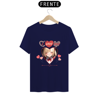 Nome do produto camisa masculina I Love You ! , anime girl print