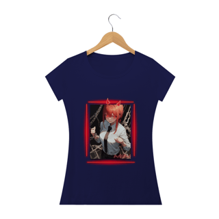 Nome do produto Camisa Femina  Chainsaw man Makima anime character Control Demon
