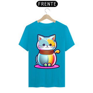 Nome do produto Cat miaw, Gato de virdro, Vetor, Colorido