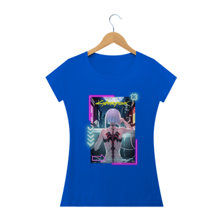 Nome do produto camisa feminina Anime , Girl, Cyberpunk , Lucy
