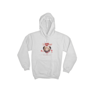 Nome do produto moletom unissex I Love You ! , anime girl print