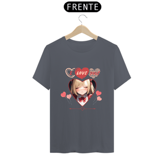Nome do produto camisa masculina I Love You ! , anime girl print