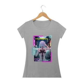 Nome do produto camisa feminina Anime , Girl, Cyberpunk , Lucy