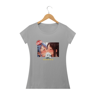 Nome do produto anime , manga, meme, comic , yuri, camisa feminina