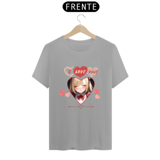 Nome do produto camisa masculina I Love You ! , anime girl print